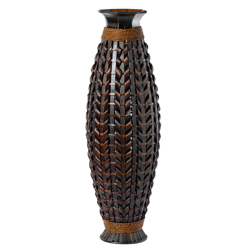 World Menagerie Wood Floor Vase & Reviews Wayfair